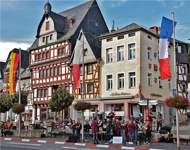 Das Stadtorchester Adenau spielte auf.Foto: Dreschers