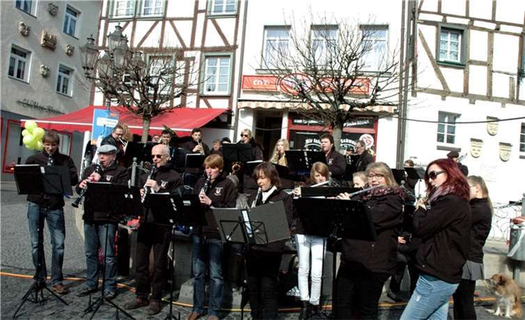 Das Stadtorchester sorgte für musikalische Akzente