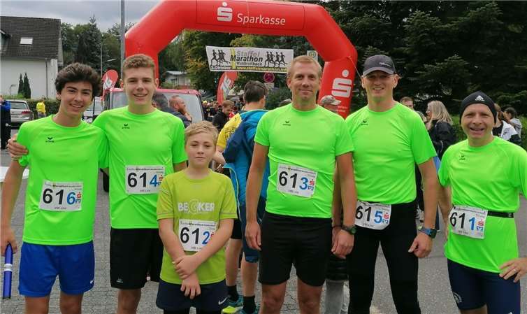 Das Staffelteam wurde in Waldbreitbach zwölfter.