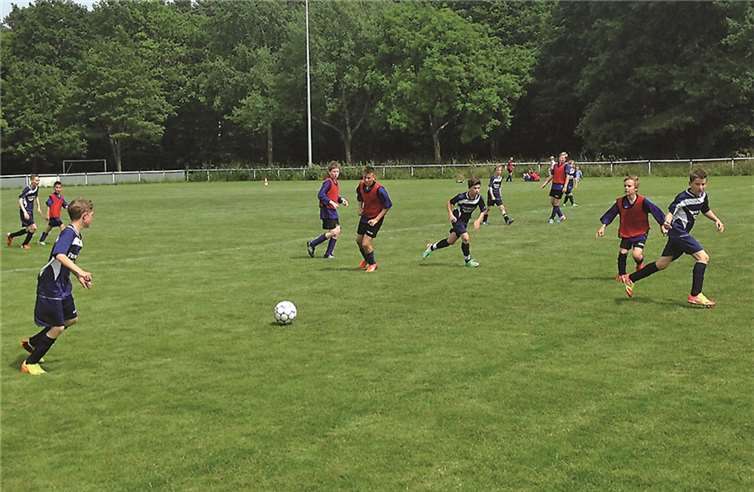 Das Stellungsspiel funktioniert schon gut. M. Hering