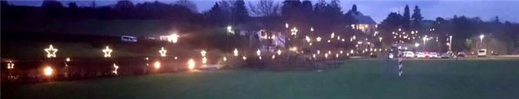 Das „Sternendorf“ präsentierte sich als beeindruckendes Sternenpanorama. Fotos: BS