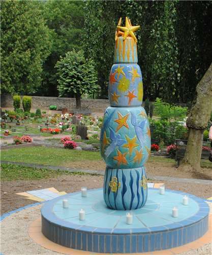 Das Sternenkinderdenkmal auf dem Friedhof von Bad Ems. Foto: Dekanat Nassauer Land