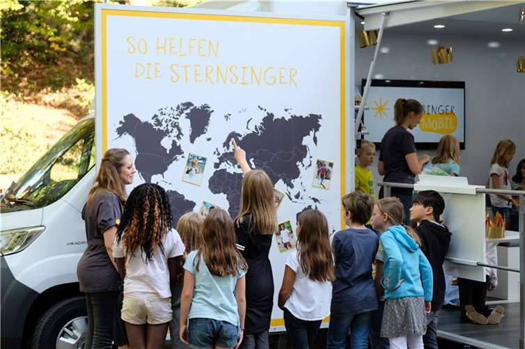 Das Sternsingermobil ist am Samstag, 15. Juni von 10 bis 17 Uhr zu Gast auf dem Luisenplatz in der Neuwieder Fußgängerzone. Foto: privat