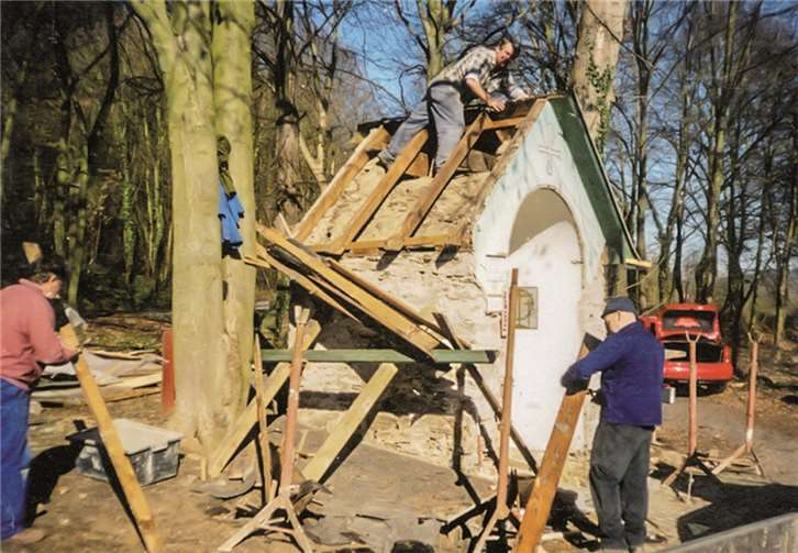 Das Strüwer Heiligenhäuschen in Spay wurde in Eigeninitiative komplett saniert. Ein Beispiel einer Maßnahme, die ausgezeichnet wurde. KV-MYK