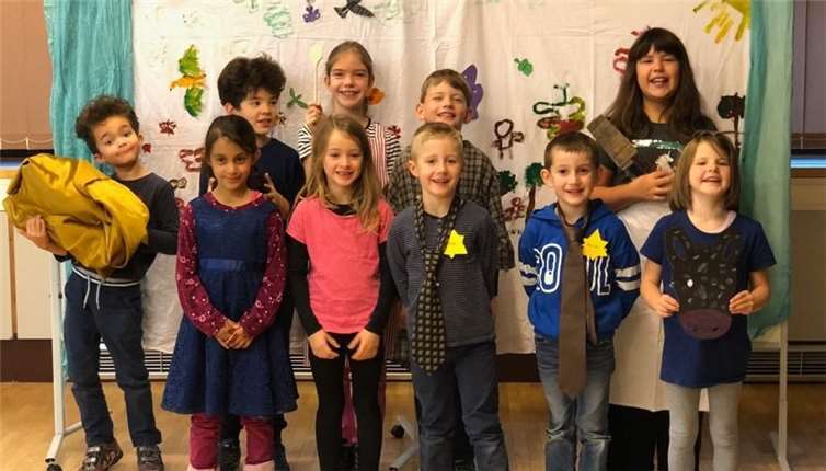 Das Stück „Helene im Glück“ wurde von den Kindern selbst erarbeitet.