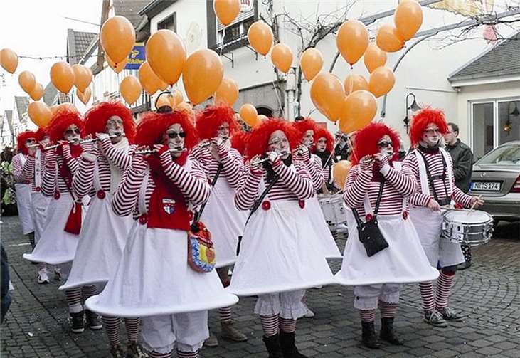 Das Tambour-Corps Erpel war wieder bei zahlreichen Karnevalsumzügen mit dabei. Brigitte Oberdries