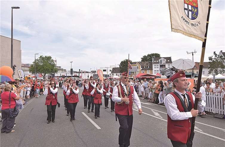 Das Tambour Corps lief in der Gruppierung „Wir Westerwälder“ mit. privat