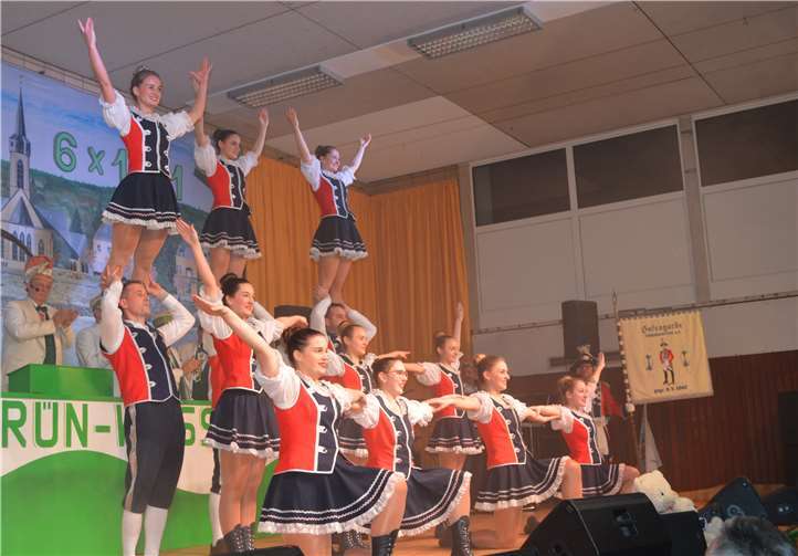 Das Tanscorps der Hafengarde zeigte sein ganzes Talent und Können.