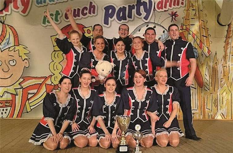 Das Tanzcorps der Hafengarde Oberwinter tanzte sich zur Tageshöchstwertung. privat