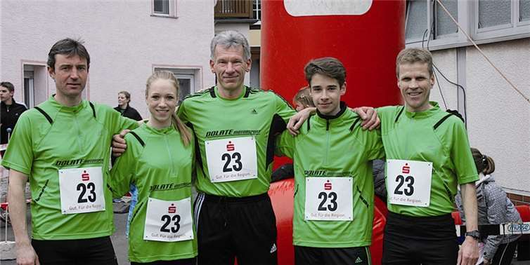 Das Team Dolate belegte bei der Ahrkreisstaffel den sechsten Platz.privat