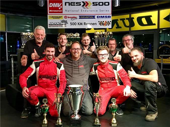 Das Team Konrad-Motorsport aus Sinzig war mit drei Fahrzeugen in der Klasse NES7 vertreten. privat