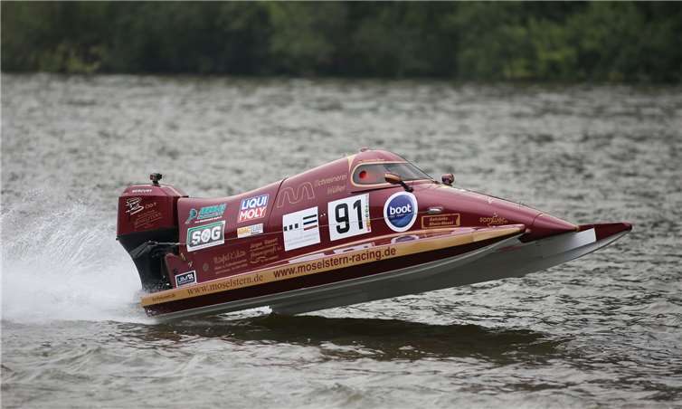 Das Team „Powerboat Racingteam Moselstern“ trat bei den Deutschen Meisterschaft, der Powerboatklassen an.Fotos: Powerboat Racingteam Moselstern