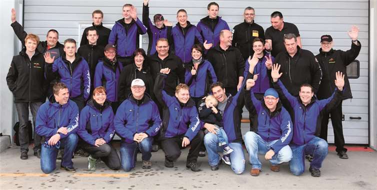 Das Team Schmickler Performance nach Beendigung des letzten Rennens.Privat