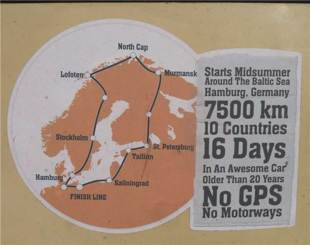 Das Team bewältigte 7.500 Kilometer in 16 Tagen ohne Navi und GPS.