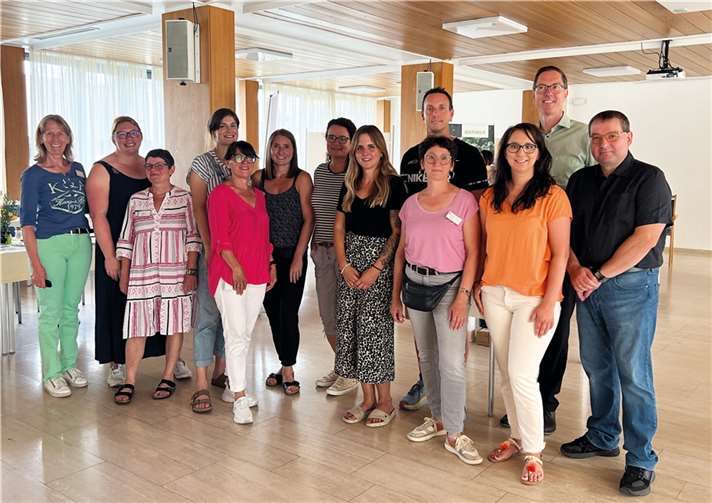 Das Team der Betrieblichen Gesundheitsförderung der St. Nikolaus-Stiftshospital GmbH veranstaltete einen abwechslungsreichen Aktionstag unter dem Motto „Sei gut zu dir!“ Foto: St. Nikolaus-Stiftshospital/Sophie Runkel