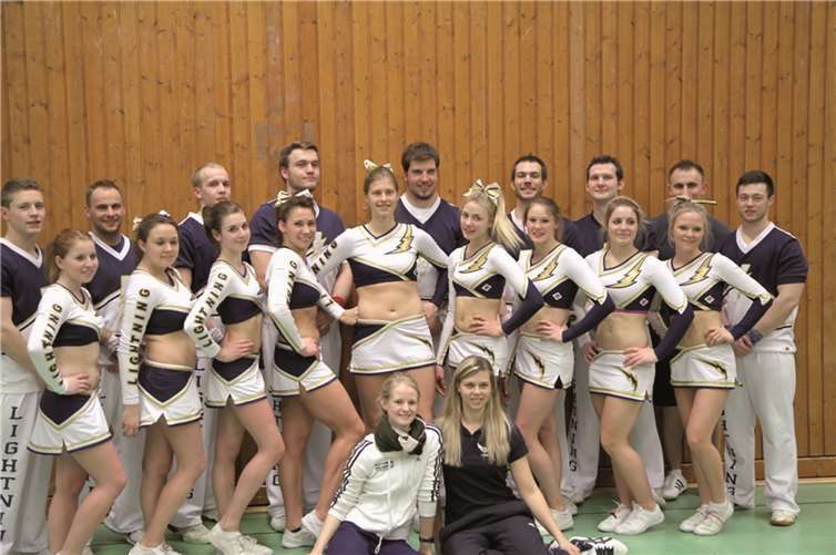 Das Team der „Cheerforce Lightning“ sicherte sich den dritten Platz.  privat