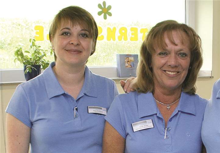 Das Team der Pflegeüberleitung (von links): Diana Breitbach, Isolde Reinert und Walburga Custodis. privat