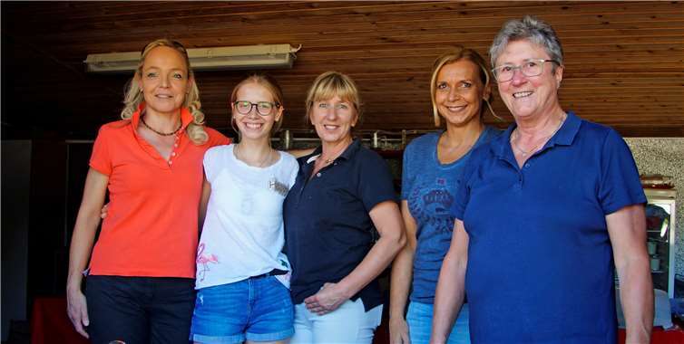 Das Team der Ponderosa sorgte für eineperfekte Verpflegung während des ganzen Turniertages.