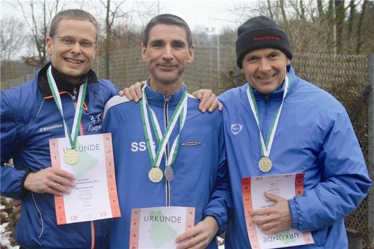 Das Team der SSG Königswinter Guido Simons, Thomas Schneider und Frank Apfelbaum. Privat