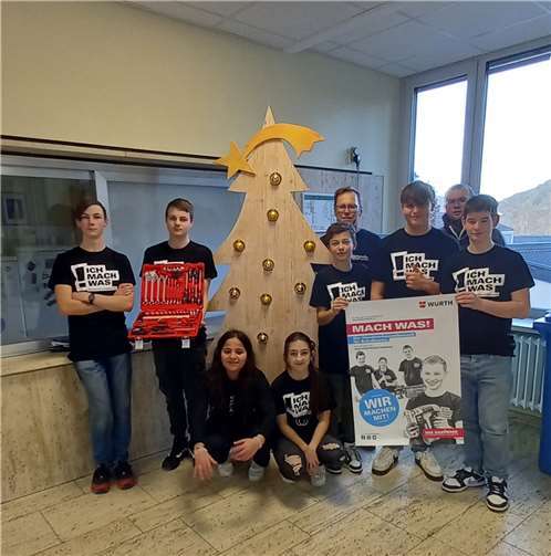 Das Team der Technik-AG der Realschule plus Cochem für das Projekt MACH WAS!  Foto: Christina Theisen.