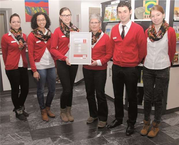 Das Team der Tourist-Information. Jasmin Franz