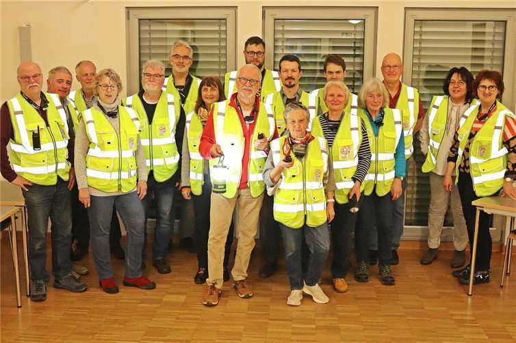 Das Team der ehrenamtlichen Helfer unter Leitung von Klaus Kühl (3. von rechts). Fotos: Stadt Selters