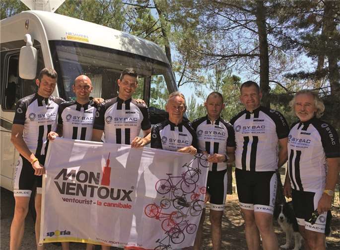 Das Team der „sechsmaligen Ventoux-Bezwinger“ bestand aus Ralf Kaltz, Frank Klotz, Marco Bastiaansen, Lothar Meinert, Uwe Schmitz, Jörg Breuer und Rüdiger Dehesselle.privat