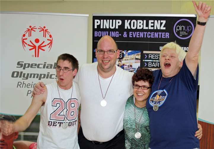 Das Team des Hans-Schumm-Hauses als Silbermedaillengewinner in der zweiten Gruppe.