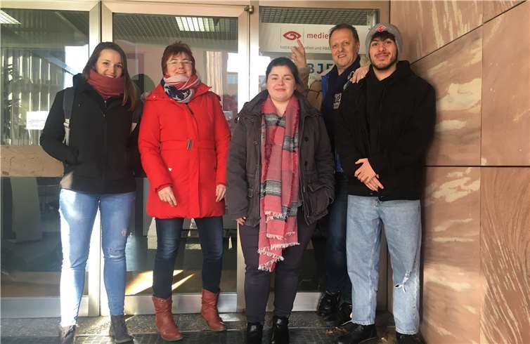 Das Team des Jugendbüros Altenahr in Mainz. privat