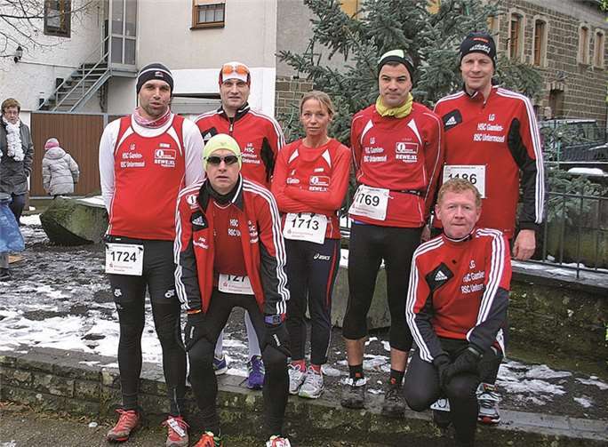 Das Team des LG war auch beim Silvesterlauf in Wehr am Start. privat