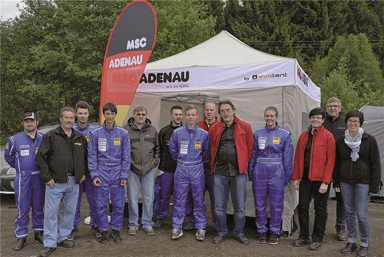 Das Team des MSC Adenau in Rheinböllen.privat