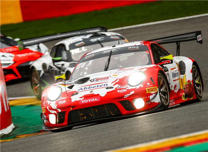 Das Team hat beim ersten Auftritt beim 24h-Rennen von Spa-Francorchamps eine tolle Leistung gezeigt. Foto: BRfoto-Gruppe C