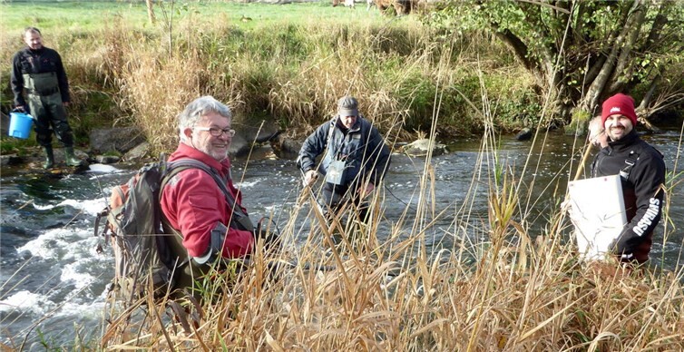 Das Team in der Nette bei Miesenheim. Fotos: privat