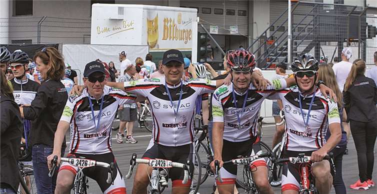 Das Team ist mehr als zufrieden mit dem Abschneiden am „Ring“.privat