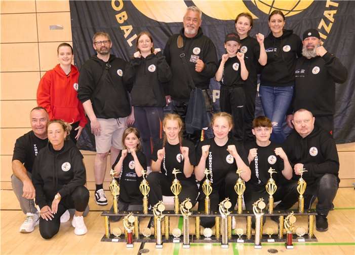 Das Team mit Familie in Wittlich. Fotos: privat