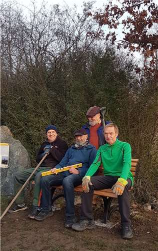 Das Team nach vollbrachter Arbeit. Foto: privat