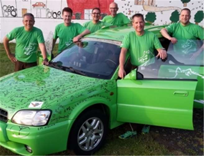 Das Team: (v.l.) Bernd Hilz, Markus Windhagen, Markus Grodtmann, Bruno Meder, Stefan Andres und Lars Hümmeler. Foto: Privat