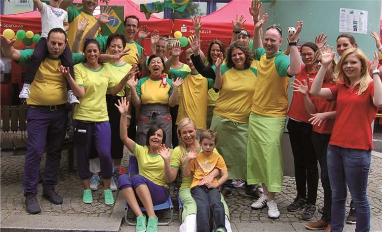Das Team vom „Brasilien-Platz“ sorgte allein schon für gute Laune.privat