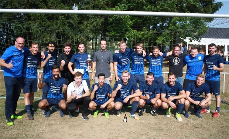 Das Team vom SV Masburg war zum dritten Mal in Folge beim VG-Turnier siegreich und sicherte sich so erneut den Wanderpokal. TE