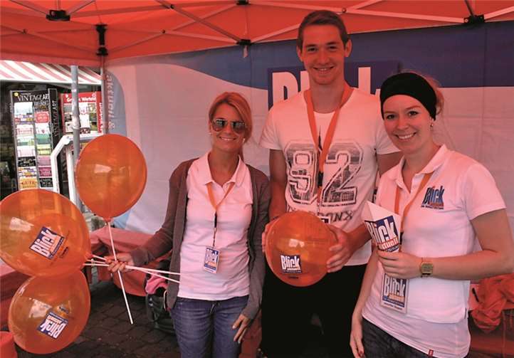 Das Team von Blick aktuell kümmerte sich mit stets frischem Popcorn und Luftballons vor allem um die kleinen Besucher des Festes.
