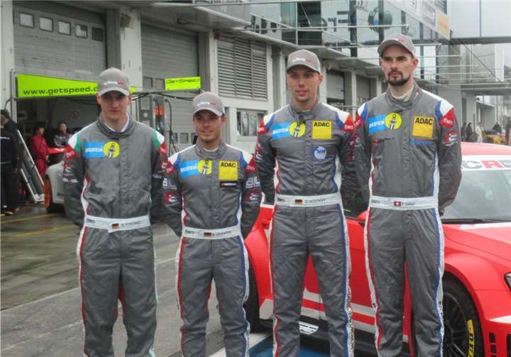 Das Team von Racing One aus Andernach freut sich auf den Start beim 24-Stundenrennen am Nürburgring. privat