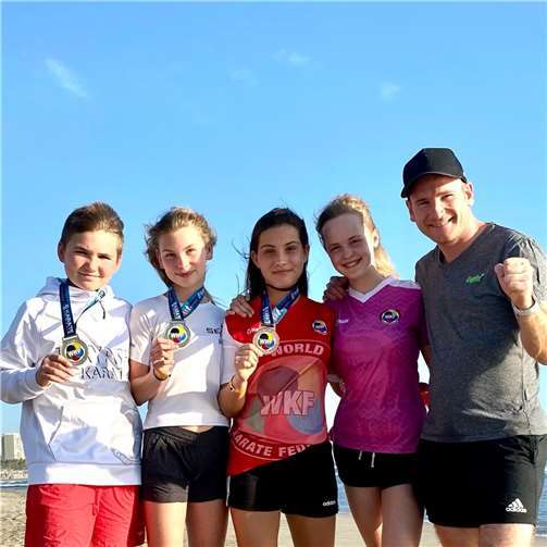 Das Team von Sen5 nach den siegreichen Kämpfen in Mexiko.  Fotos: Sen5 Karate Verein e.V.