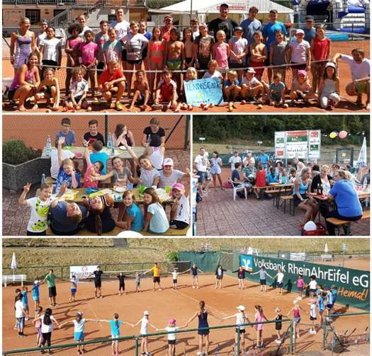 Das Tenniscamp hat allen Beteiligten viel Spaß bereitet.  privat