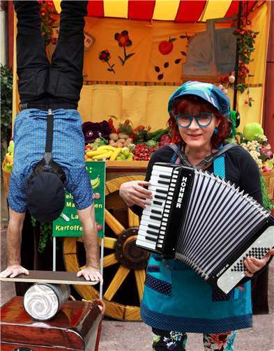 Das Theaterstück „Der verrückte Obstkarren“ wird im Rahmen der Veranstaltung „Andernach schmeckt“ aufgeführt. Foto: privat