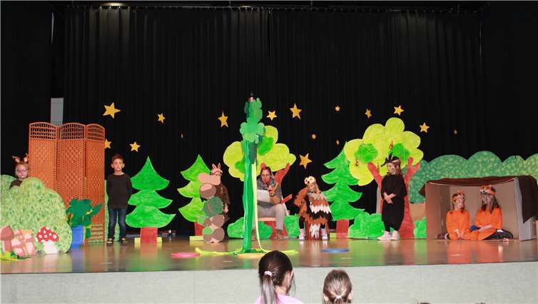 Das Theaterstück war das Highlight der Weihnachtsfeier. Foto: privat