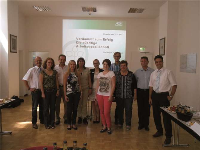 Das Thema „Mitarbeitergesundheit“ war Thema des Workshops in Ahrweiler.Privat