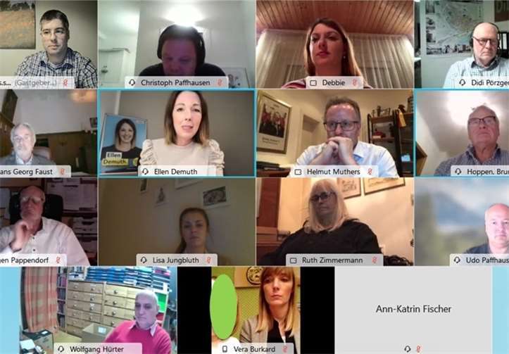 Das Thema des digitalen Austausches lautete „Lehren aus der orona-Krise“.Foto: CDU Linz