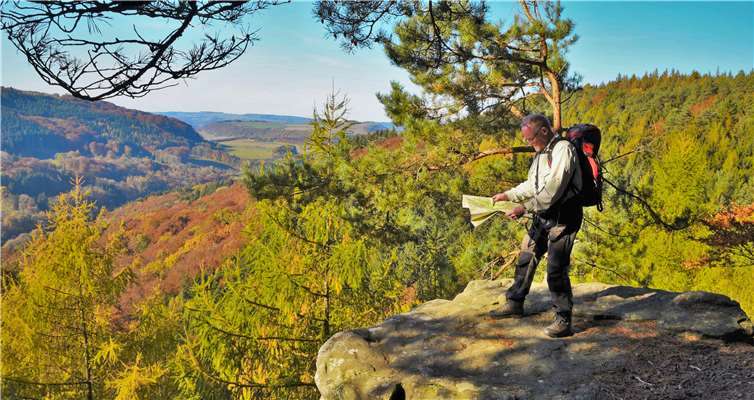 Das Thema von Michael Kolig ist unter anderem, dass nur „zu Fuß gehende“ die Langsamkeit des Reisens spüren. privat