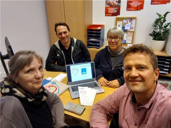 Das „Thementeam Soziales“ während des Besuches bei MediNetz Koblenz. Quelle:Grüne Koblenz