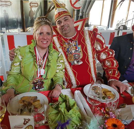 Das Tollitätenpaar: Prinzessin Jessica I. an der Seite von Prinz Tubak II.